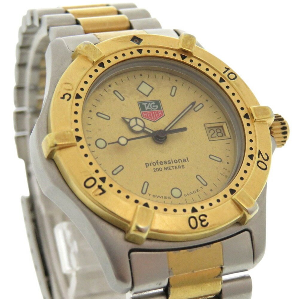 TAG Heuer 964.013F Stainless Steel Gold Quartz Watch 1044TAG HEUER - Picture 4 of 10